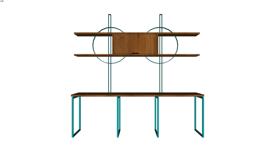 Workstation and Overhead Storage