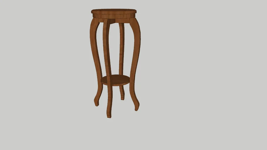 Mesita alta de madera