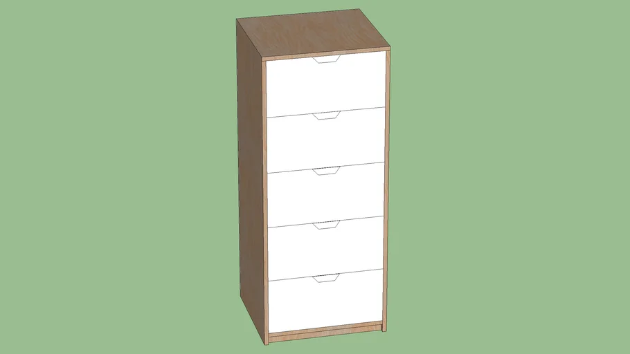 Ikea Askvoll chest of 5 drawers
