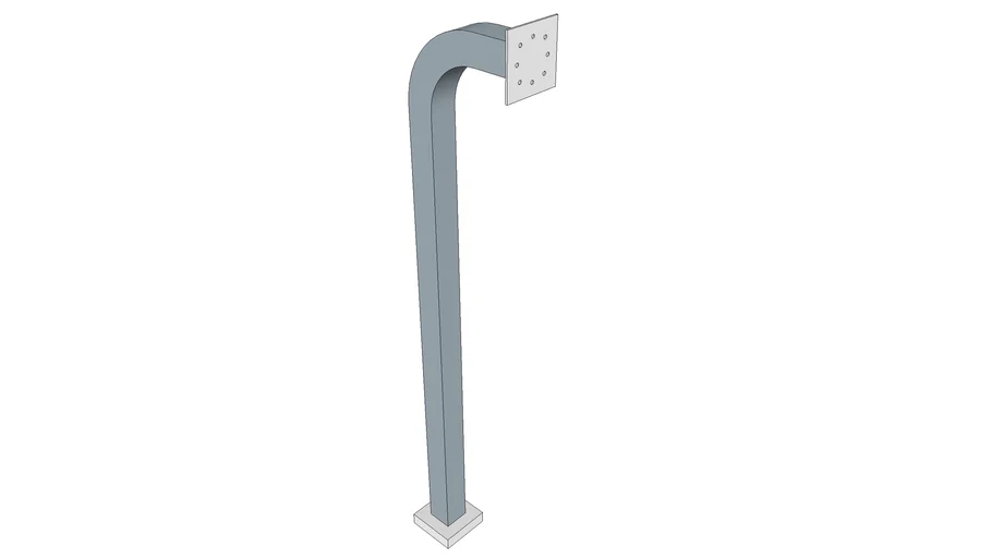GOOSENECK PAD MOUNT 42" TALL