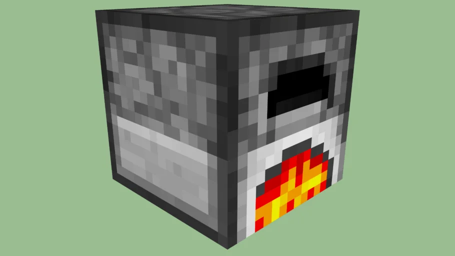 Minecraft Furnace (ON) by Zapperier
