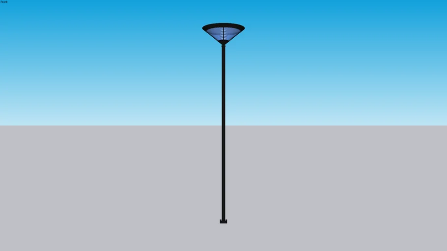 Outdoor lamp post