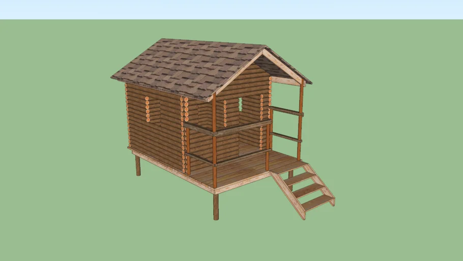 Casa infantil tipo montanha (Children's little house type mountain)