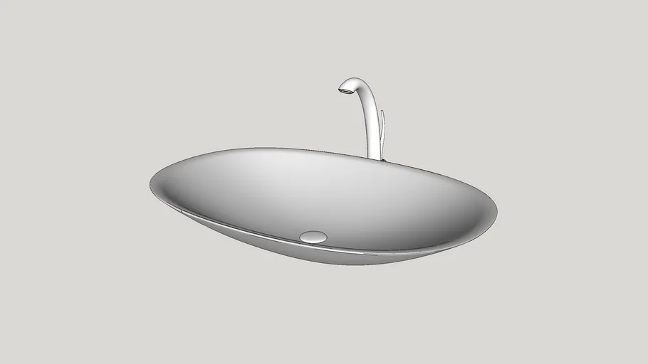 vasque ovale