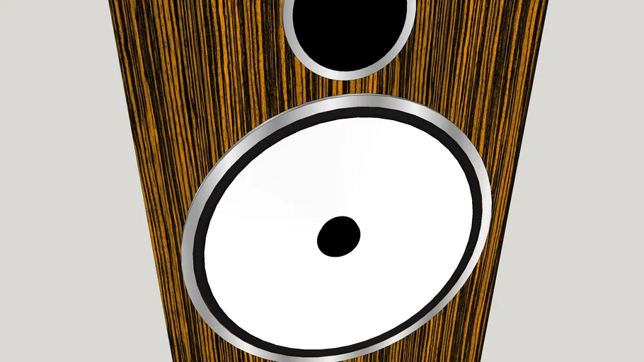 wood finish monitor hi-fi speaker