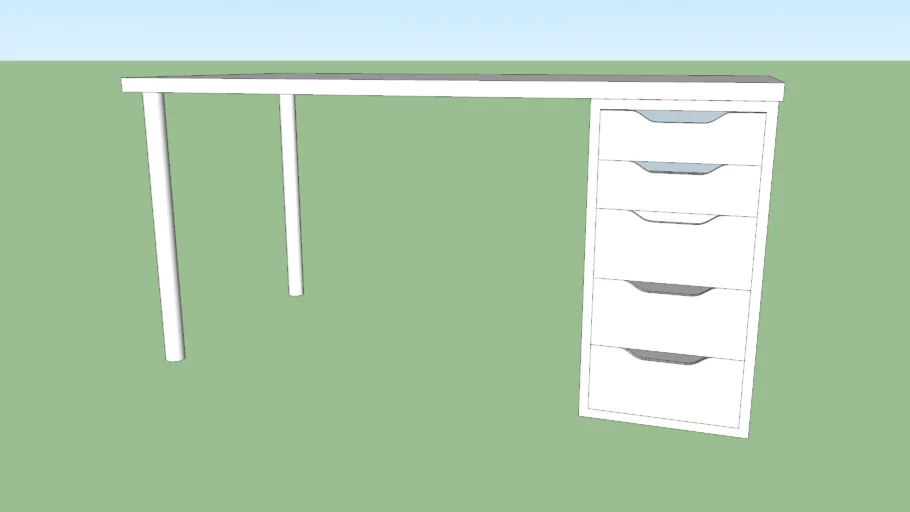 Ikea Vika Alex Desk