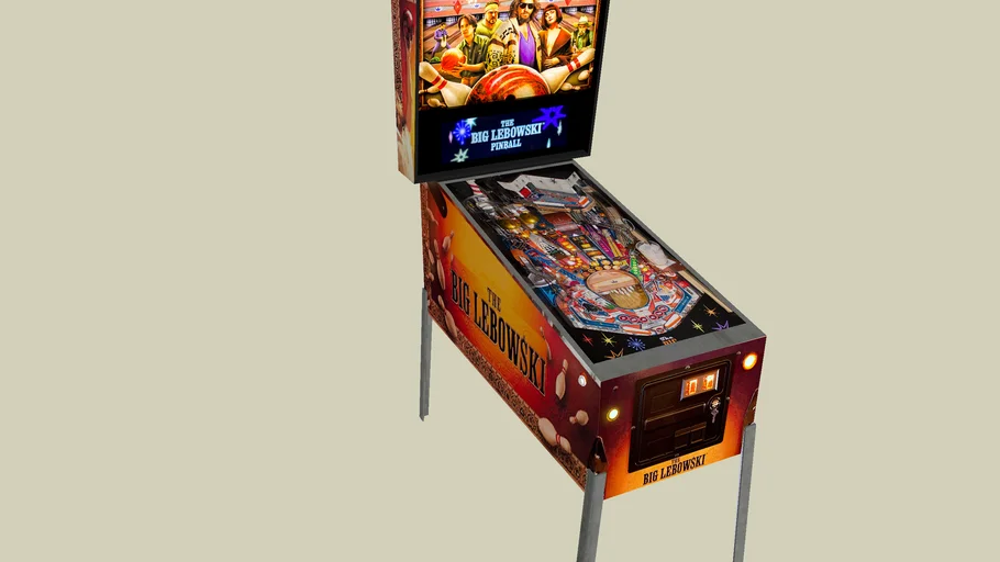 The Big Lebowski pinball machine