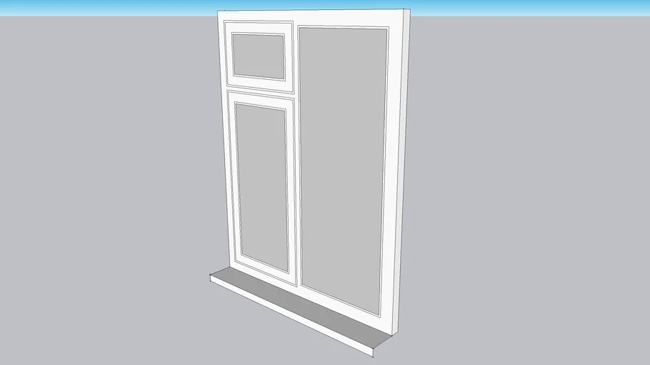 uPVC Window (h) 1500mm x (w) 1200mm