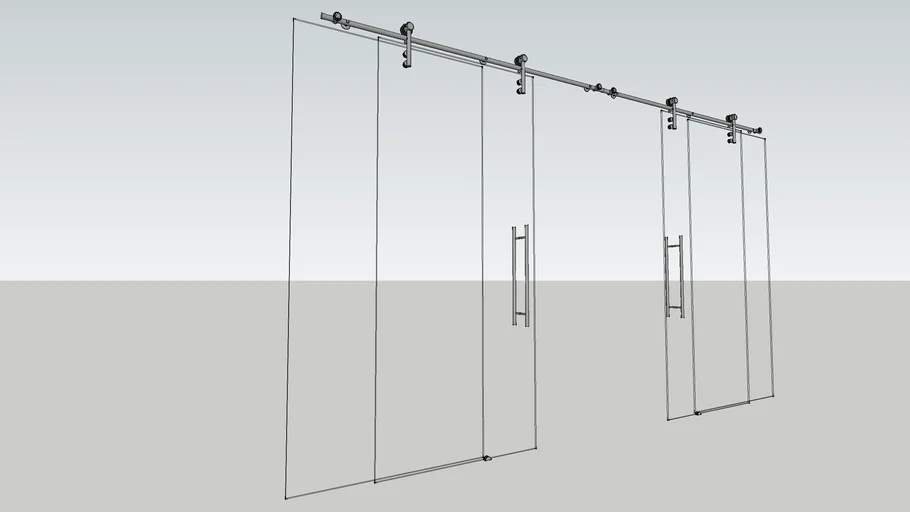 Frameless Sliding Door