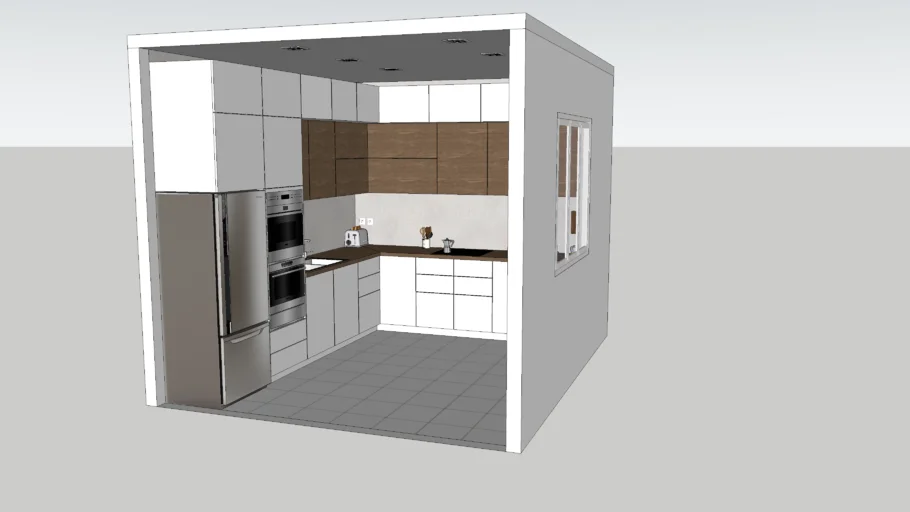 L kitchen | 3D Warehouse