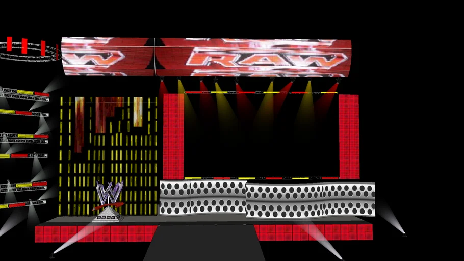 WWE Raw HD V2 Stage - Offical Stage