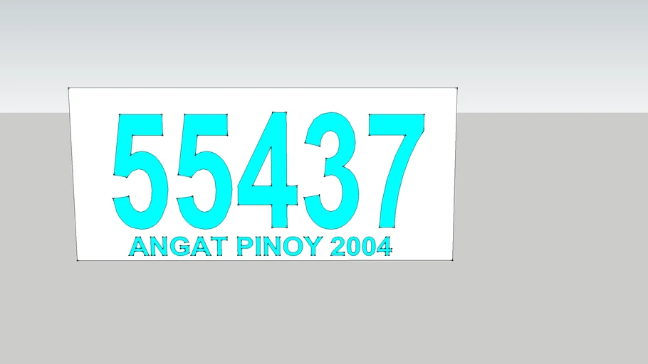 Philippine Diplomatic License Plate