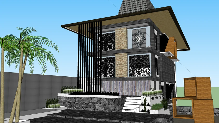 Joglo modern Building