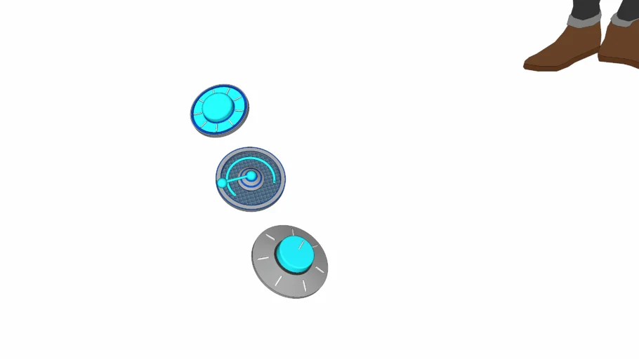 Knobs + Buttons Interactive