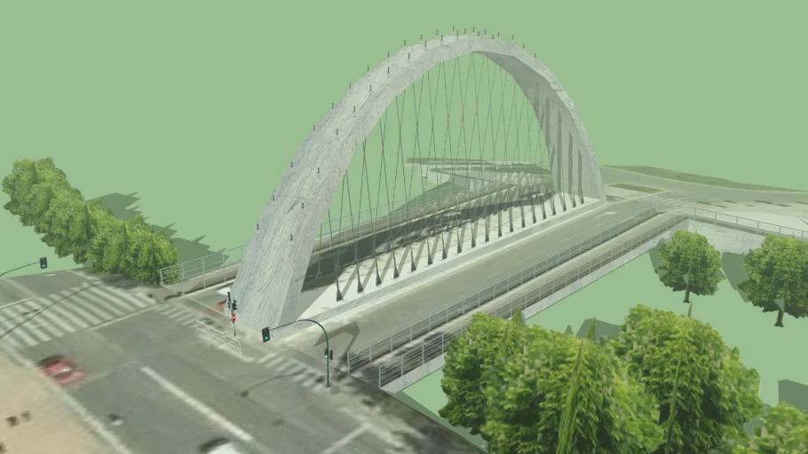 Puente de las Oblatas. - Pamplona, España