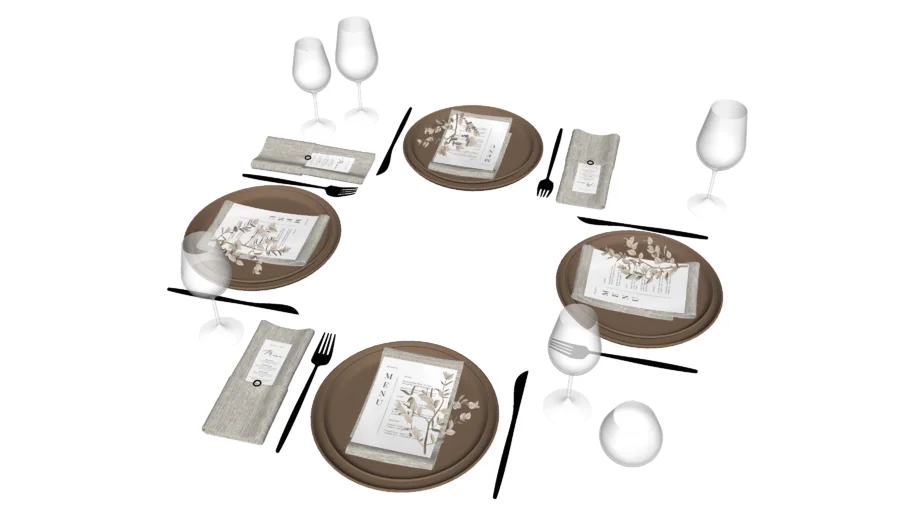 set of dishes