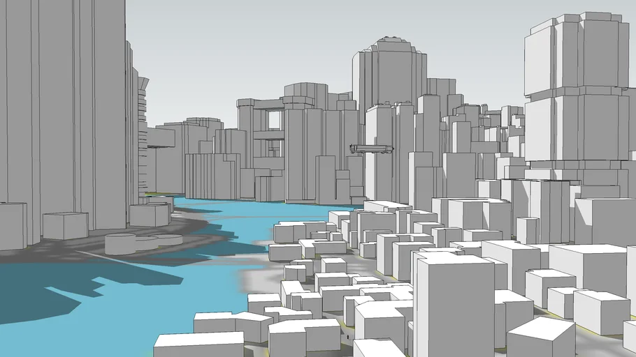 Night City 3D Model (Updated)