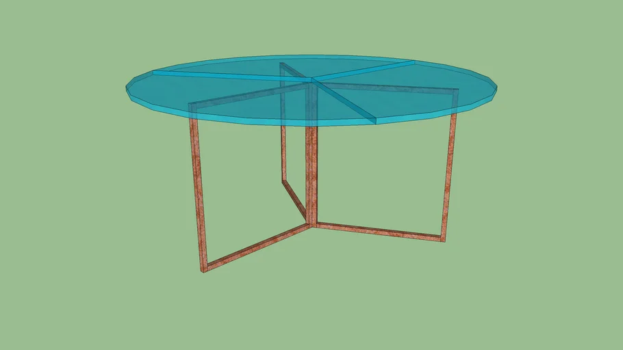 Mesa Plegable circular de tres partes1.skp (172,4 kB Modelo de SketchUp 8)