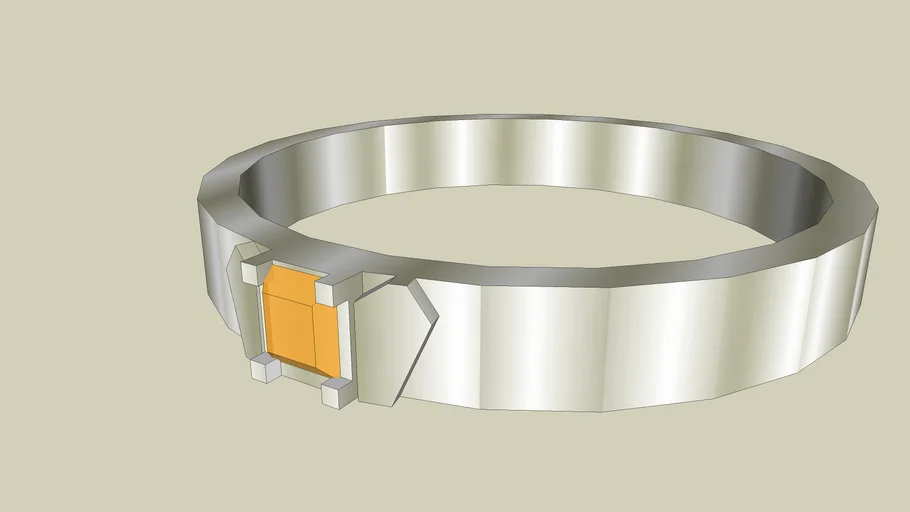 3D Citrine Ring | 3D Warehouse