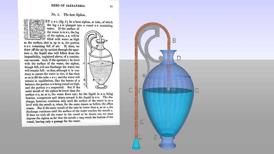The Bent Siphon by Hero of Alexandria