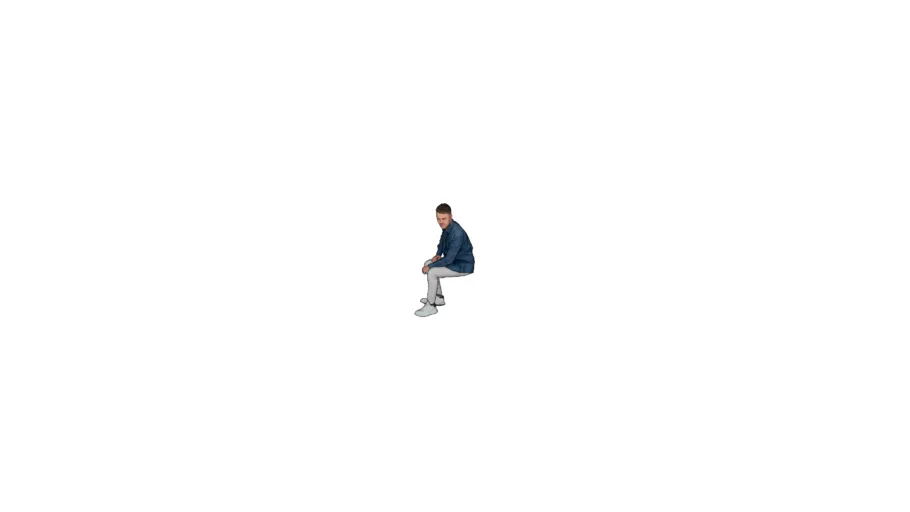 Man sitting