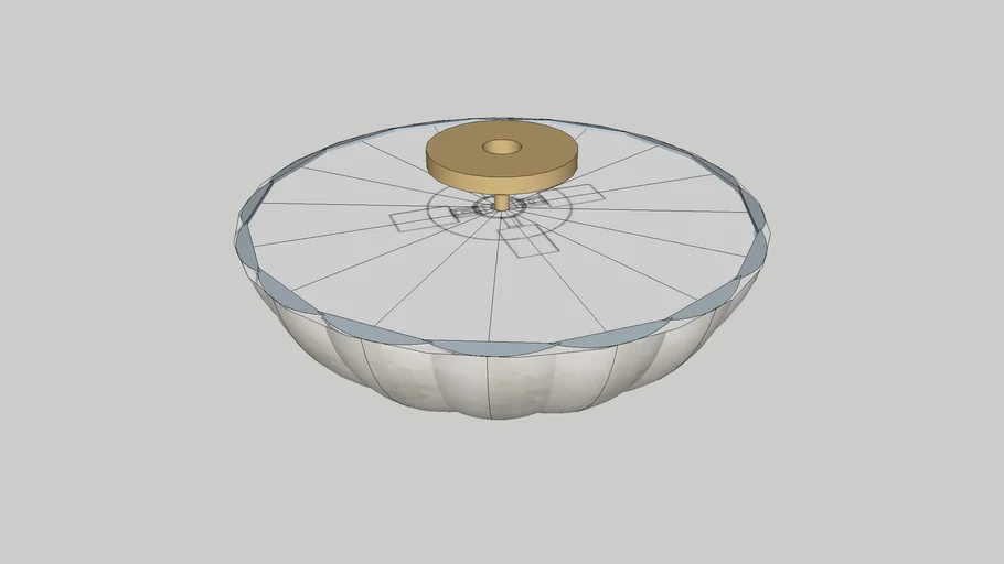 Rosehill Large Semi-Flush Mount