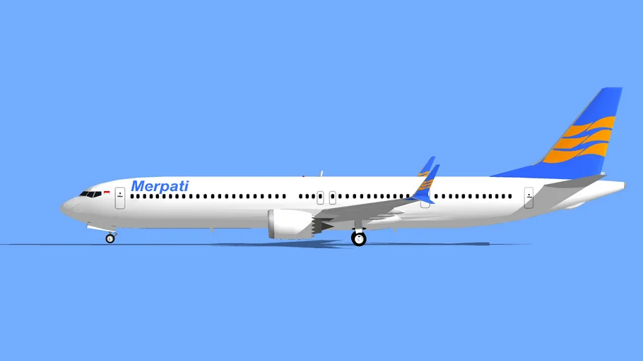 Merpati Nusantara Airlines Boeing 737 MAX 10 1