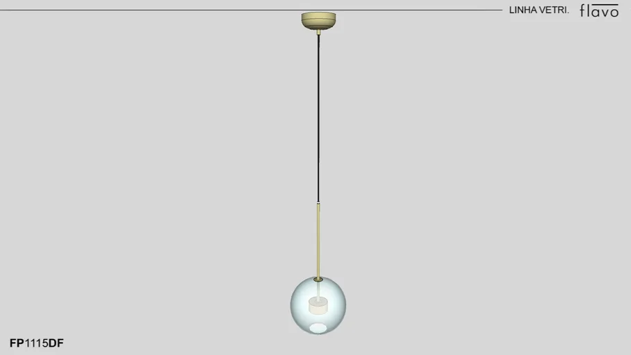 Pendente VETRI FP1115DF - Flavo
