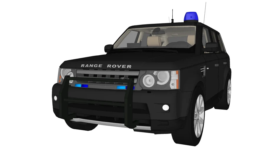 2010 Land Rover Range Rover Sport Unmarked Police Car | 3D Warehouse