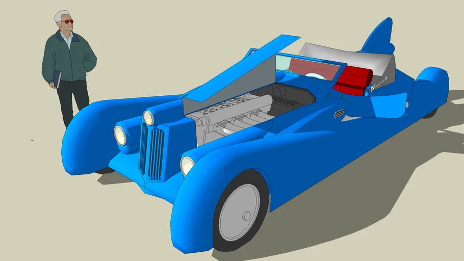 Sports car 1930s style