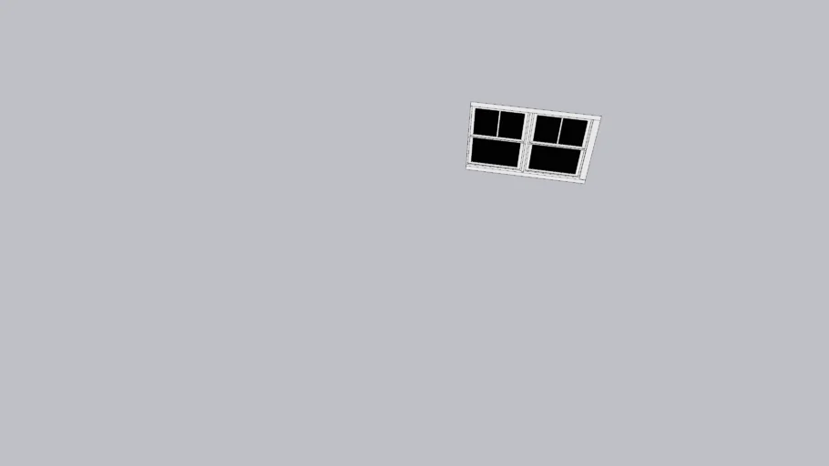 2/1 double hung window | 3D Warehouse