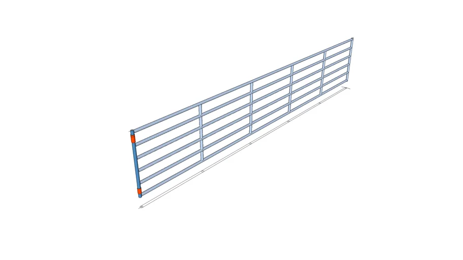 Gate-4’ x 6 bar-24’