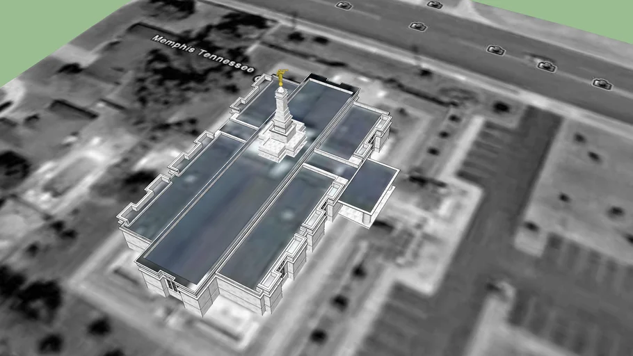LDS. Templo Mormon, Memphis Tennessee , 80th operating temple.