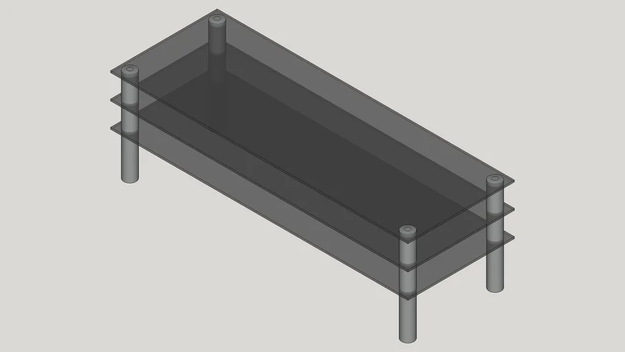 Modern Glass TV Unit