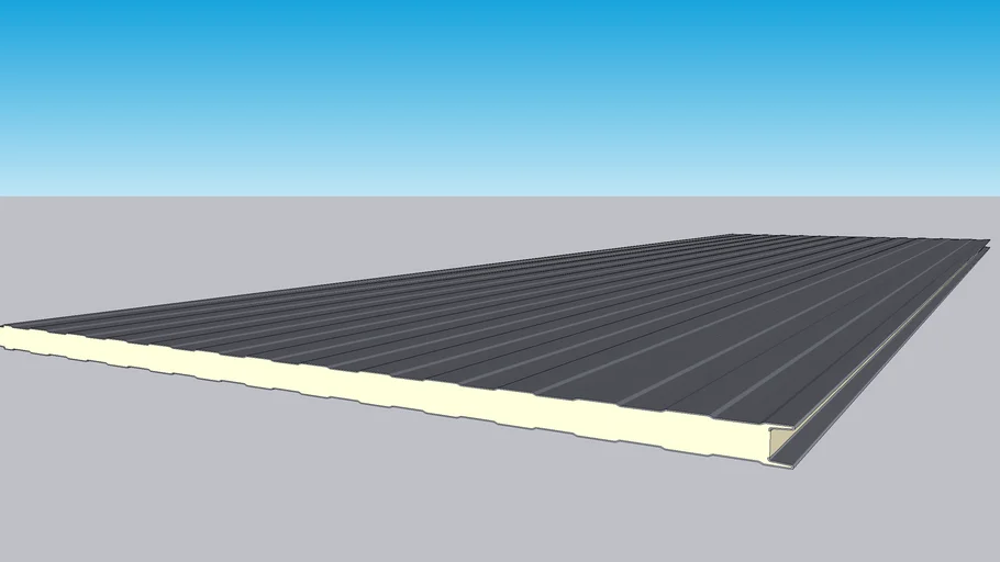 Sandwich panel for walls