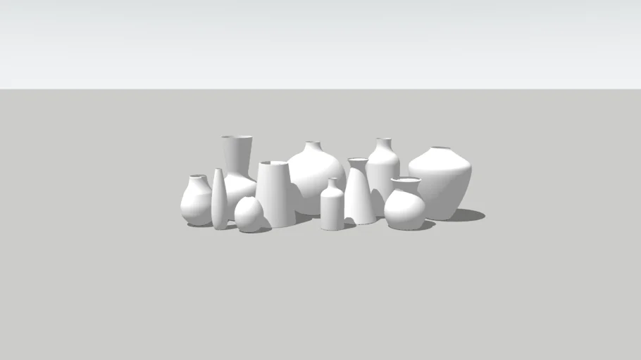 White ceramic VASES - Binh hoa