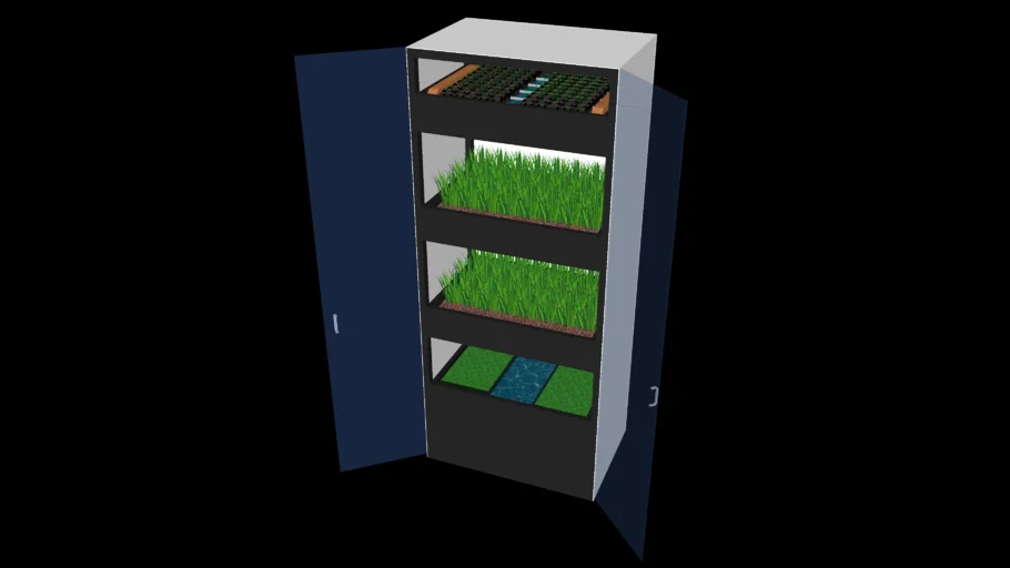 Modular Vertical Aquaponics System