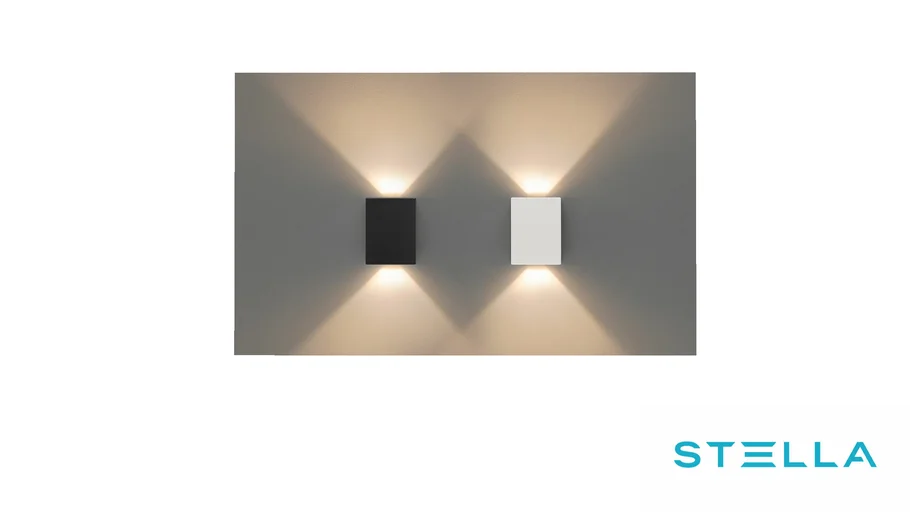 Arandela 2 fachos abertos EFFEKT STH6730 - Stella