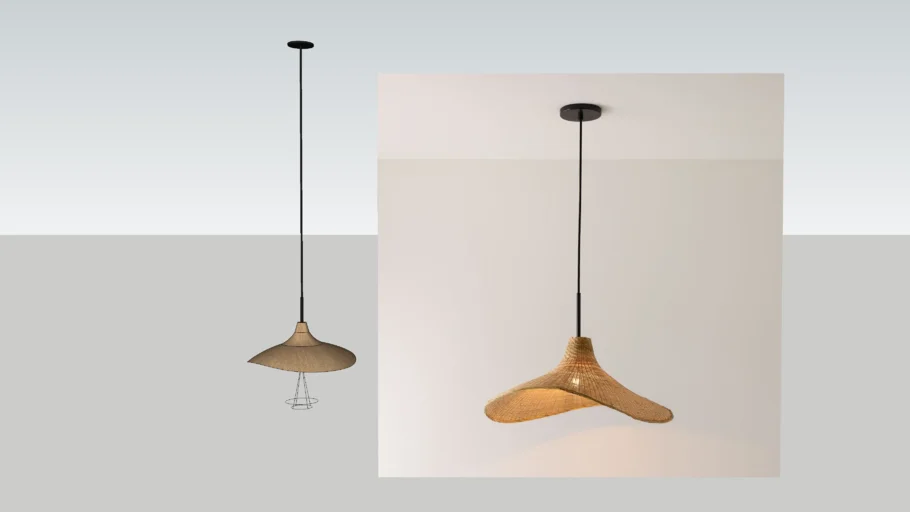 WEST ELM - Callie Woven Pendant