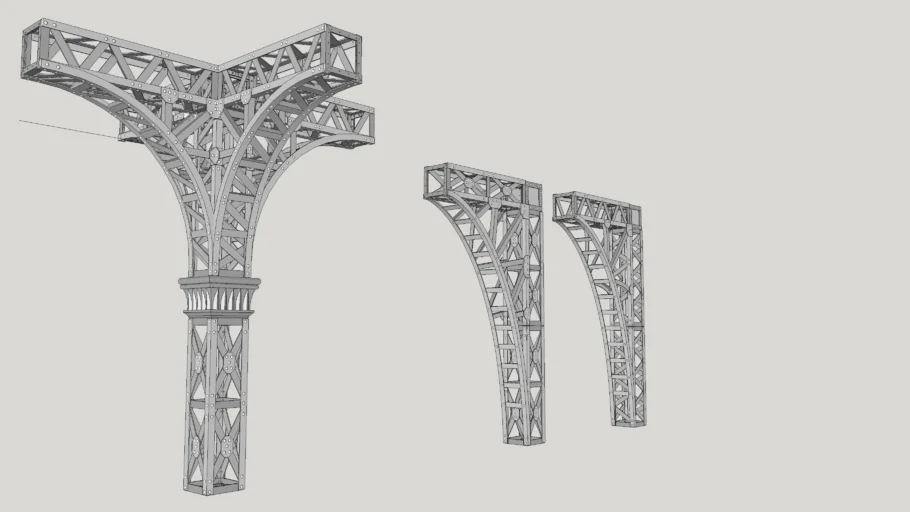 Steampunk truss structures