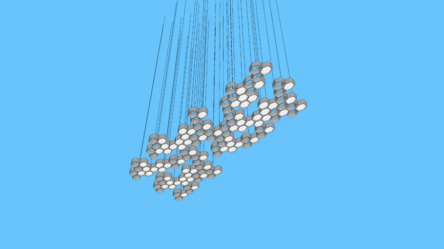 Luceplan Honeycomb Modified by Pooh