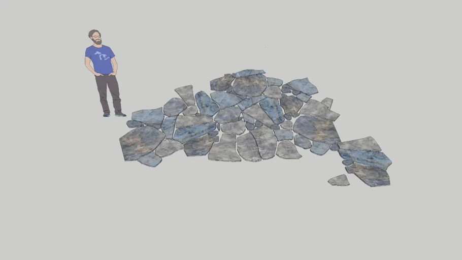 paved stone slabs