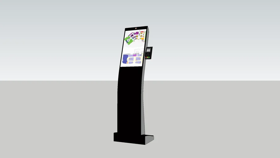 kiosk with 23 inch screen