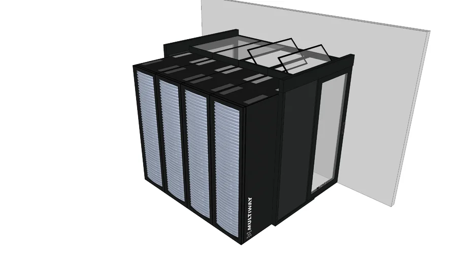 Confinamento Corredor Frio fileira única - Data Center Multiway