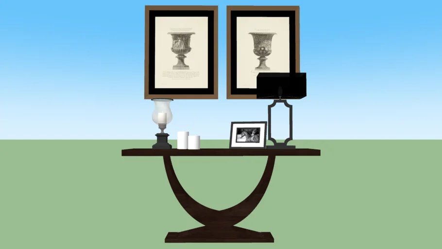 Virtual Staging - Console table (classic)