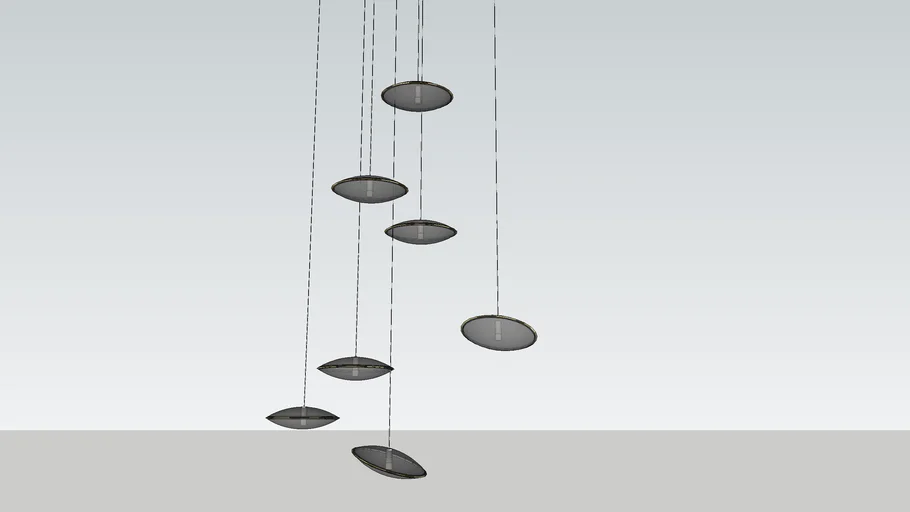 Flying saucer lights