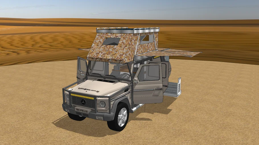 Mercedes G Wagon Overlander camper van