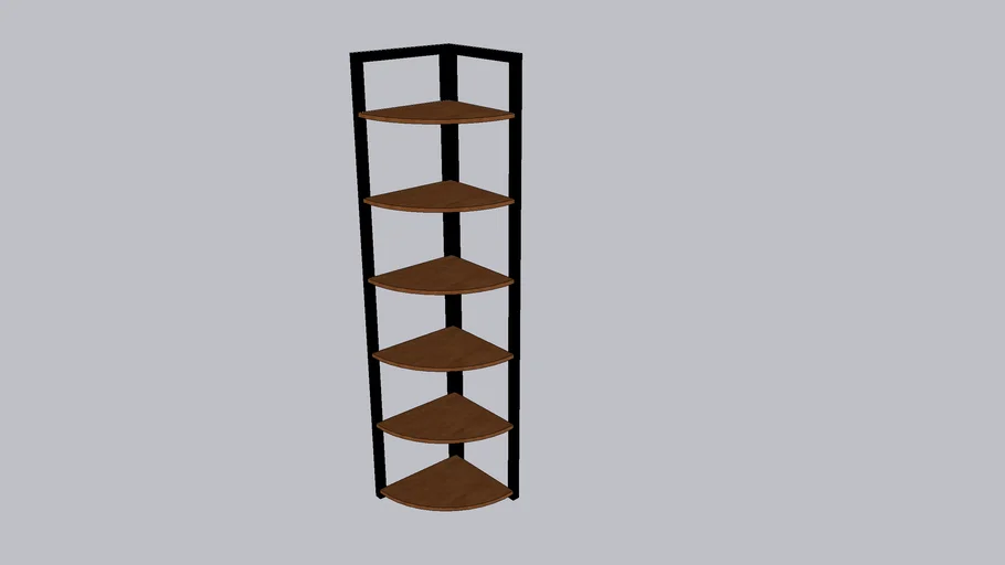 Rustic Corner Shelf