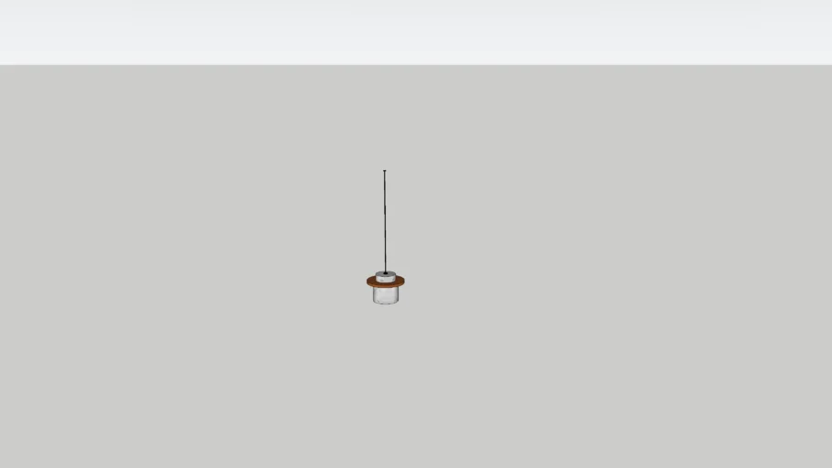 Cylinder round pendant light
