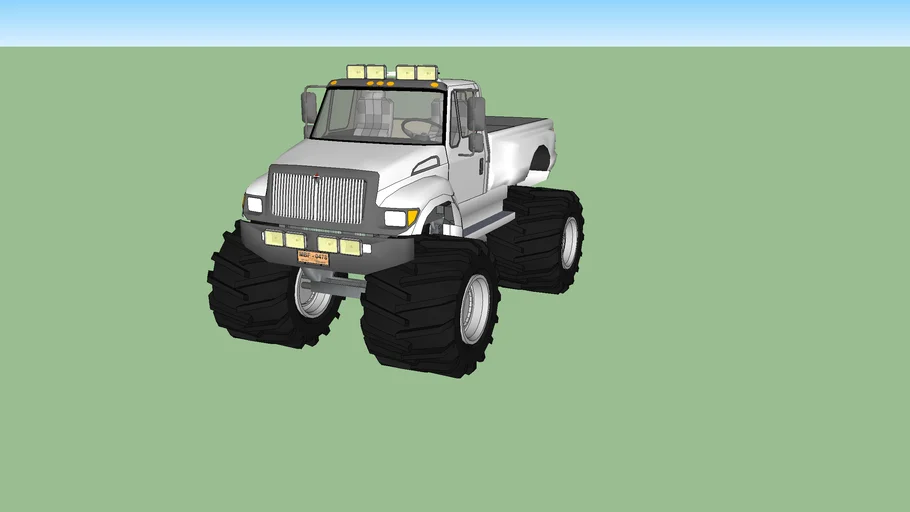 International CXT Mud Running Truck